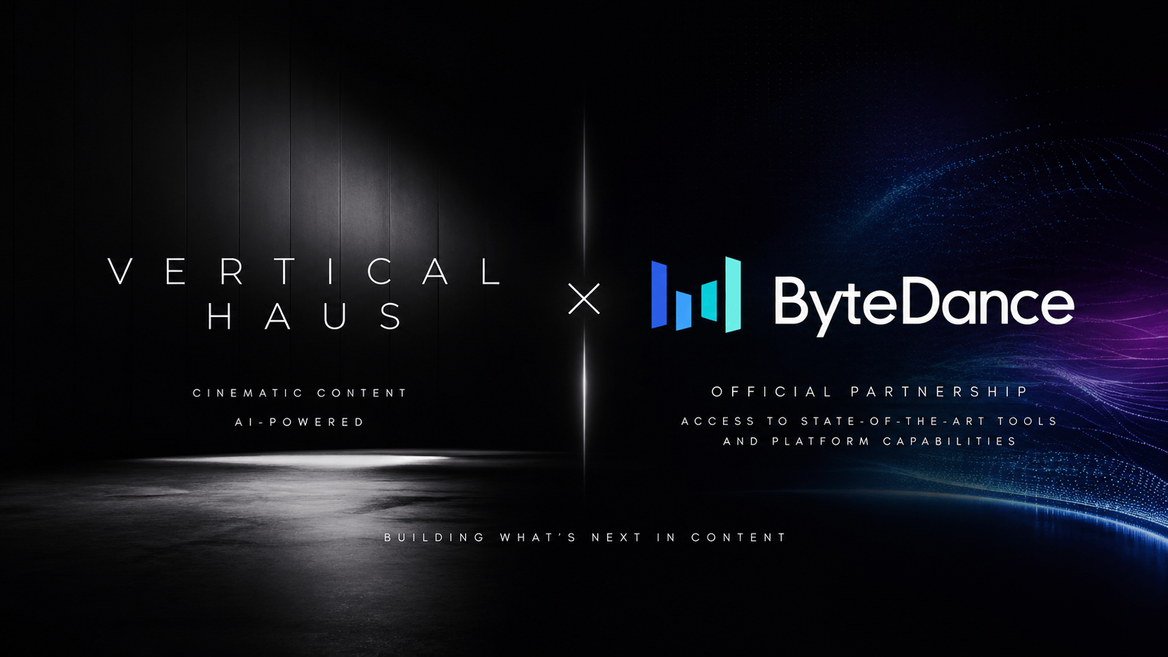 Vertical Haus x ByteDance partnership announcement image